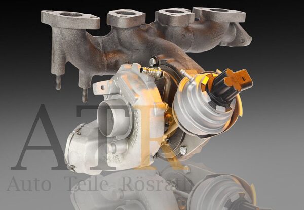 Turbolader Garrett (generalüberholt) für Audi, Seat, Skoda und VW - 125 Kw, BMN, BMR, BUY, BUZ, 03G253019N, 757042-0018 – Bild 3