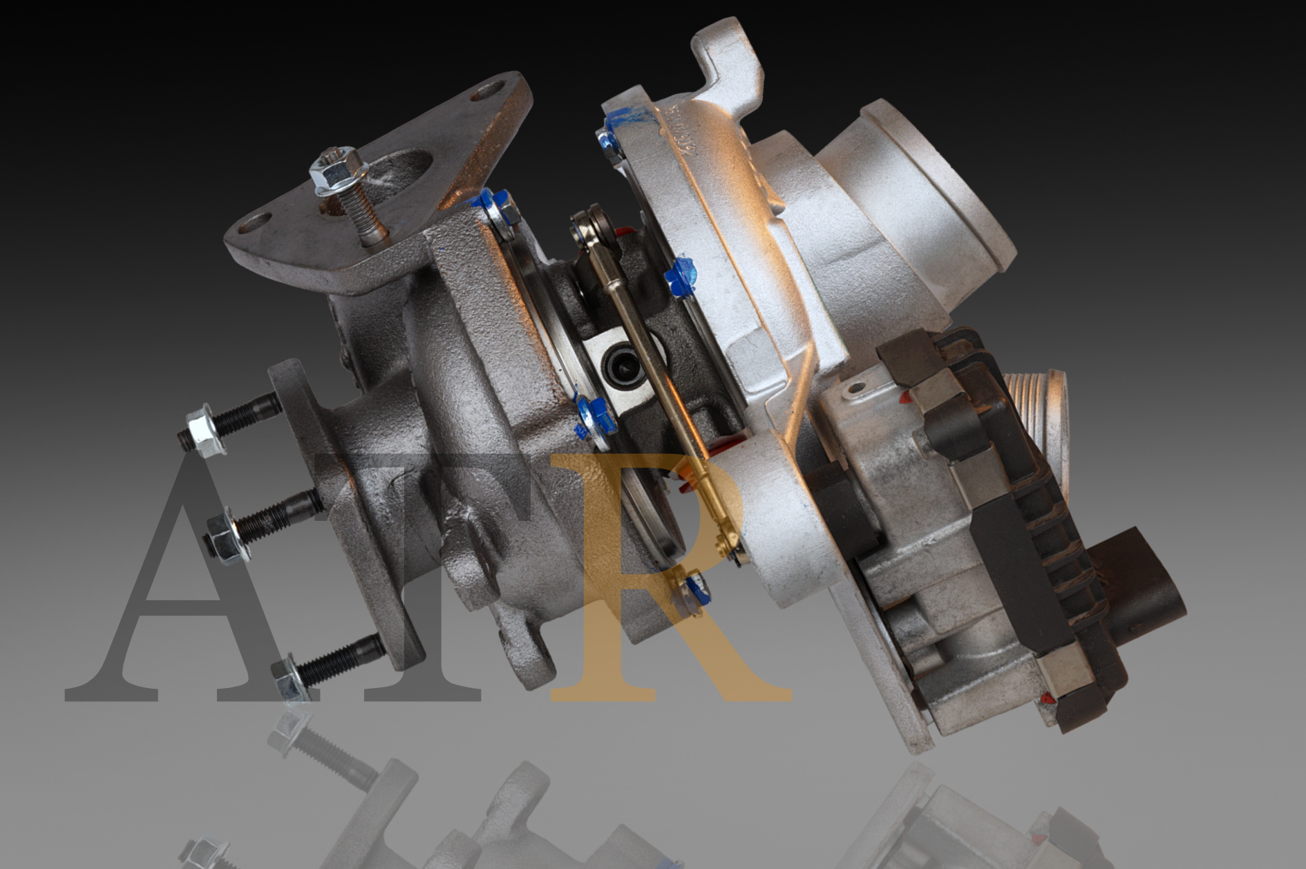 TURBOLADER GARRETT (GENERALÜBERHOLT) FÜR RANGE ROVER 4.4L DIESEL, 230-250 KW, AH4Q6K682GB, 800089 – Bild 2